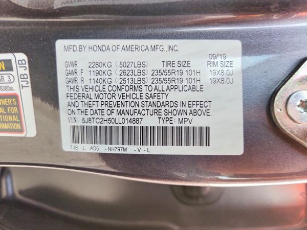 2020 ACURA RDX
