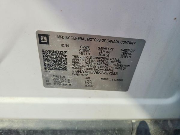2019 CHEVROLET EQUINOX LT (1LT)