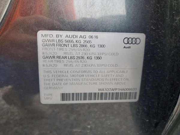 2017 AUDI Q5