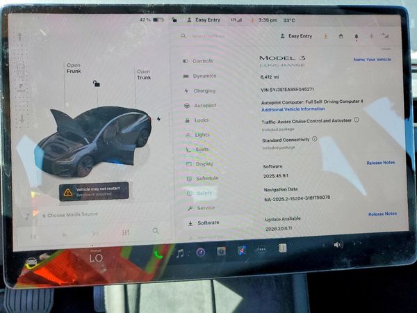 2025 TESLA MODEL 3 — ODOM