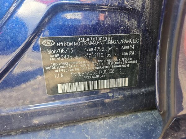 2013 HYUNDAI SONATA GLS/ GLS Popular