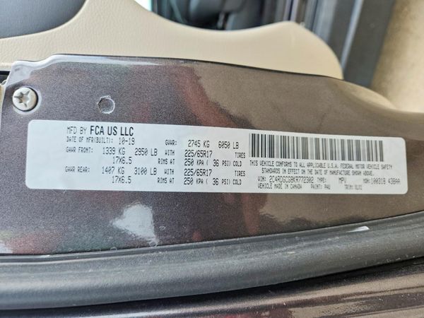 2019 DODGE GRAND CARAVAN SXT
