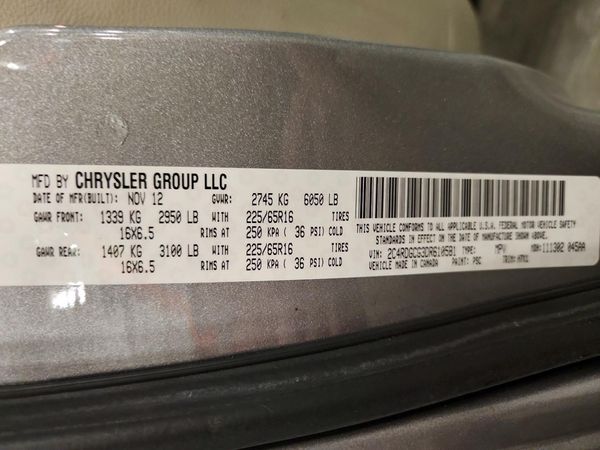2013 DODGE GRAND CARAVAN