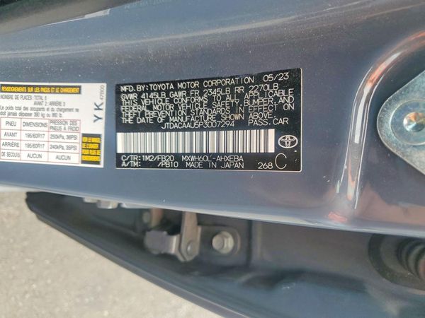 2023 TOYOTA PRIUS