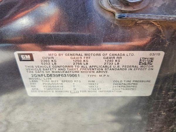 2015 CHEVROLET EQUINOX