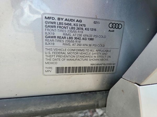 2018 AUDI Q5 quattro Premium
