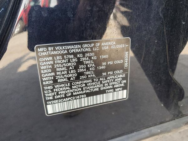2023 VOLKSWAGEN ATLAS CROSS SPORT