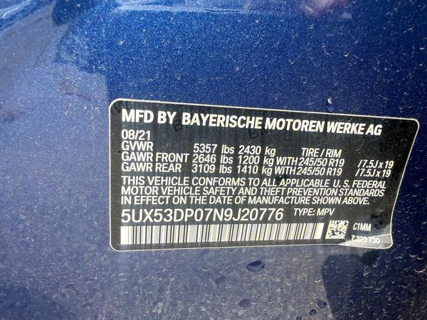 2022 BMW X3