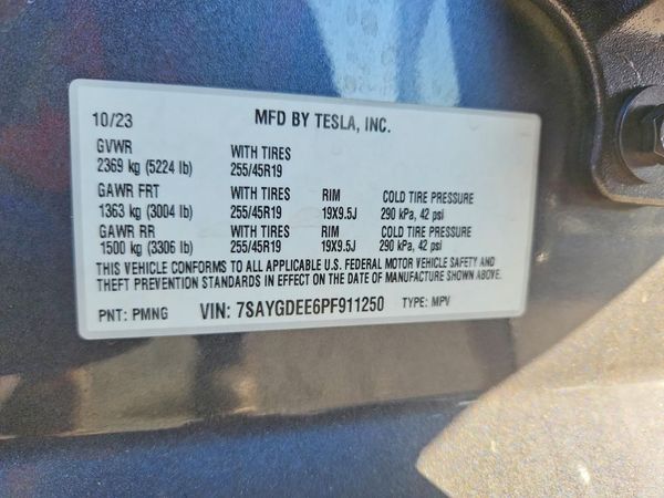 2023 TESLA MODEL Y