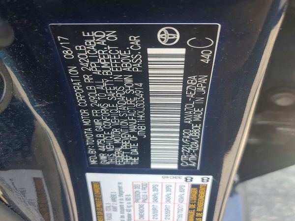 2018 TOYOTA CAMRY LE/SE/XLE/XSE