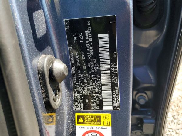 2019 TOYOTA HIGHLANDER