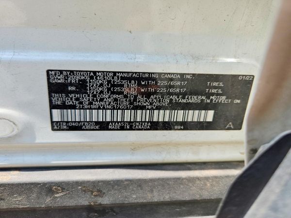 2022 TOYOTA RAV4 LE