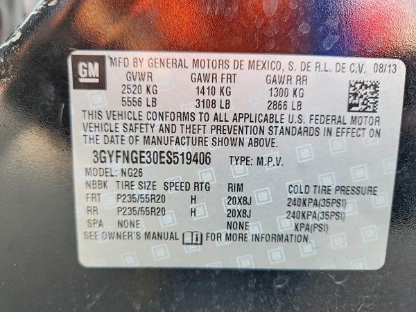 2014 CADILLAC SRX Premium