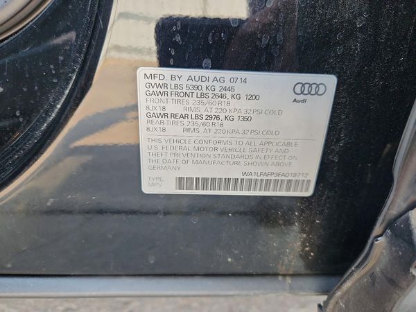 2015 AUDI Q5