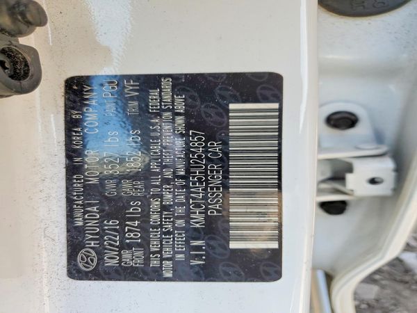 2017 HYUNDAI ACCENT SE Base