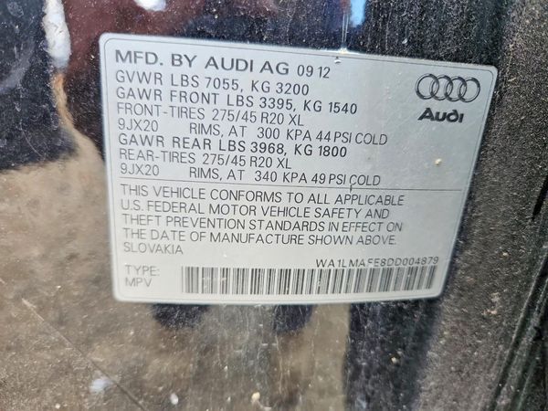 2013 AUDI Q7 Premium Plus