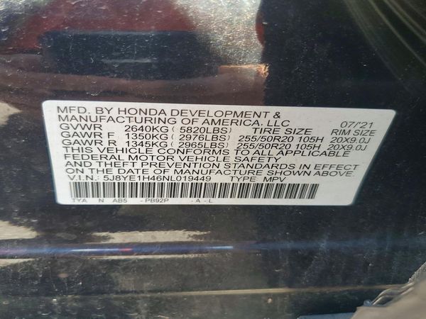2022 ACURA MDX TECH