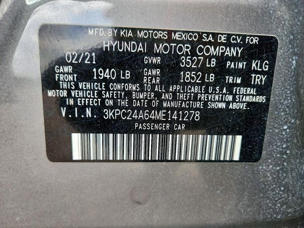 2021 HYUNDAI ACCENT