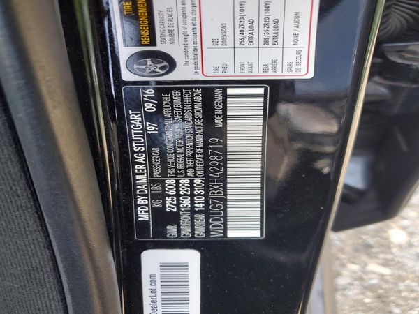 2017 MERCEDES-BENZ S
