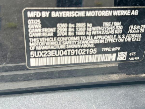 2026 BMW X5 xDrive40