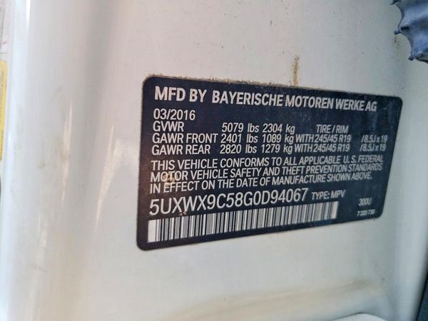 2016 BMW X3 xDrive28i