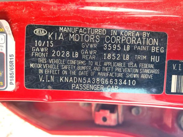 2016 KIA RIO 5-DOOR LX A/T Power Pkg