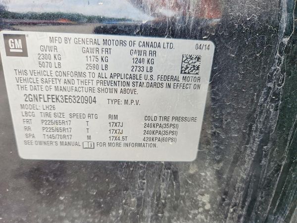 2014 CHEVROLET EQUINOX 1LT