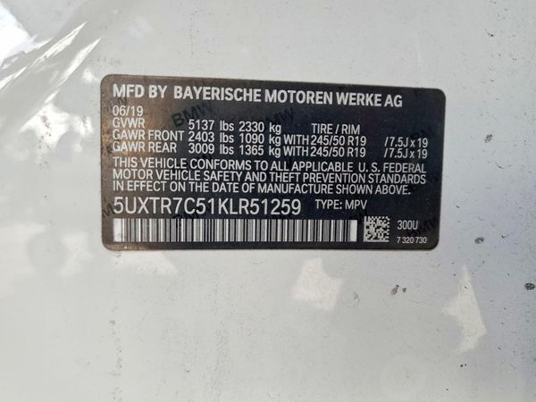 2019 BMW X3 sDrive30i