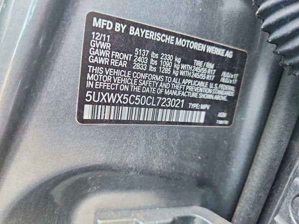 2012 BMW X3 xDrive28i