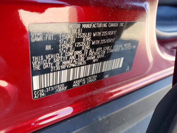 2021 TOYOTA RAV4 LE