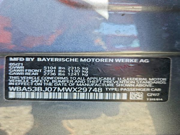 2021 BMW 540