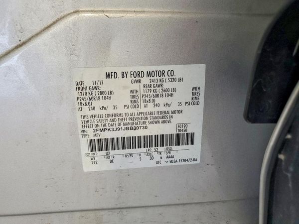 2018 FORD EDGE SEL