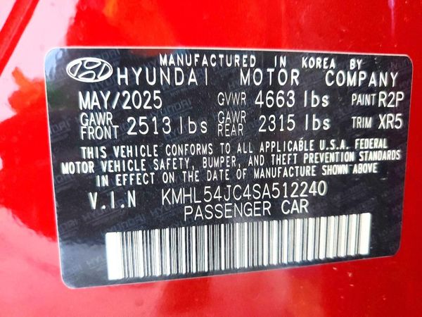 2025 HYUNDAI SONATA N Line