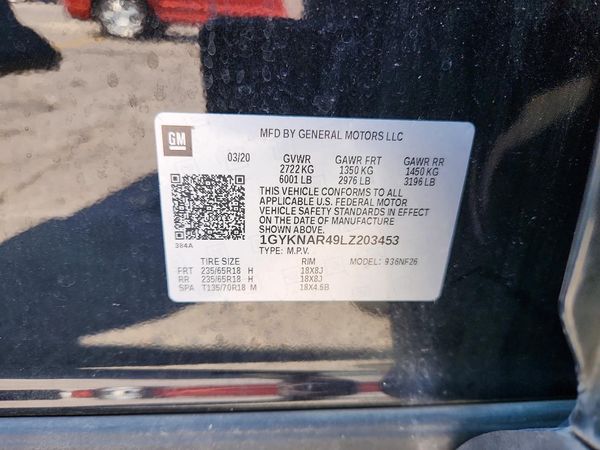 2020 CADILLAC XT5