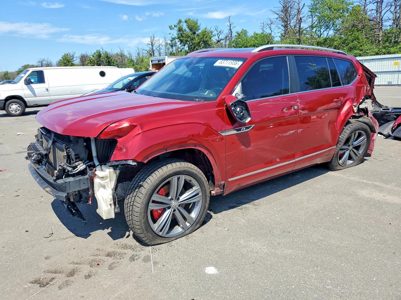 2019 VOLKSWAGEN ATLAS 4Motion SE — Front 3/4