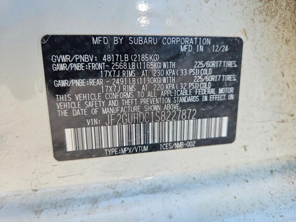 2025 SUBARU CROSSTREK