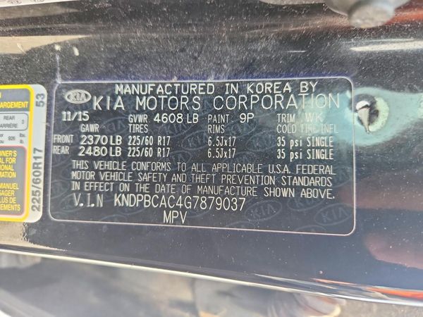 2016 KIA SPORTAGE LX w/Popular Pkg