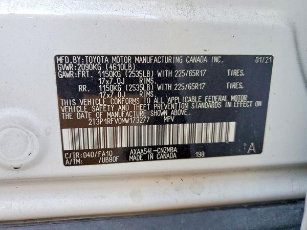 2021 TOYOTA RAV4