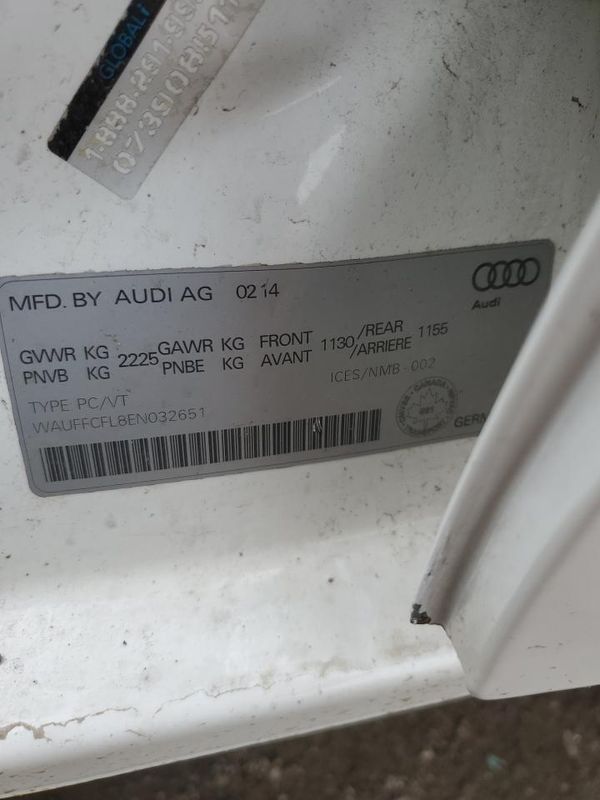 2014 AUDI A4 quattro Premium Plus