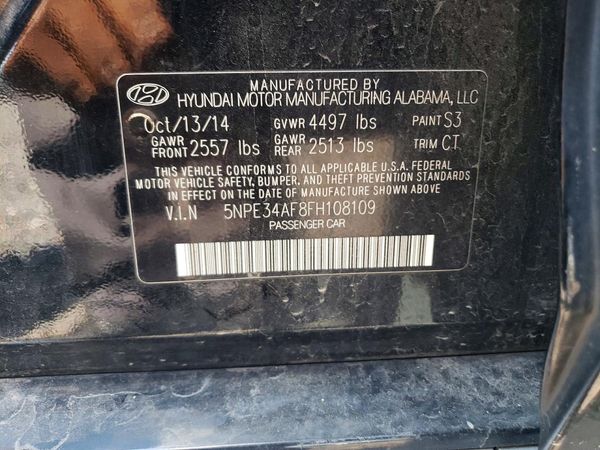 2015 HYUNDAI SONATA
