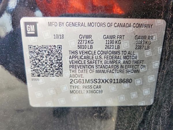 2019 CADILLAC XTS Luxury