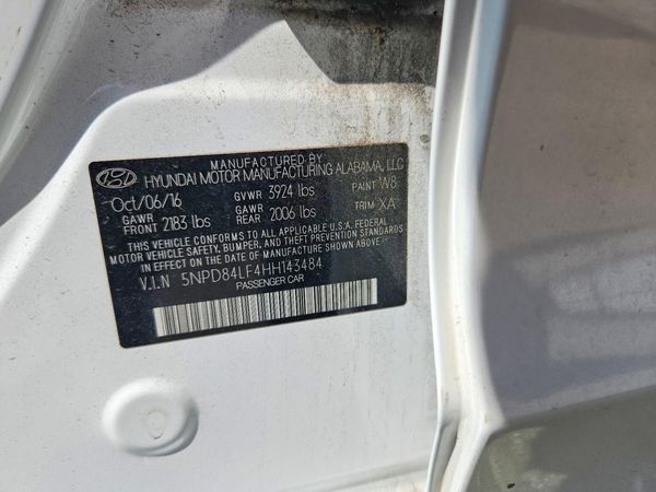 2017 HYUNDAI ELANTRA