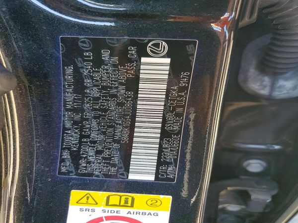 2018 LEXUS ES 350