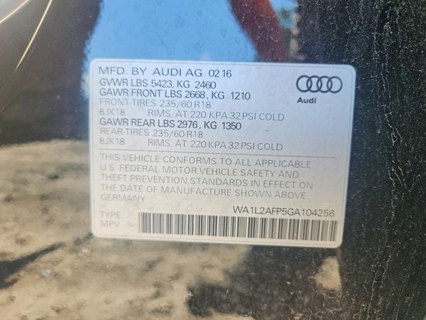 2016 AUDI Q5 quattro Premium Plus