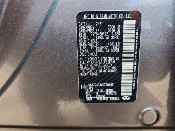 2021 INFINITI QX80 S