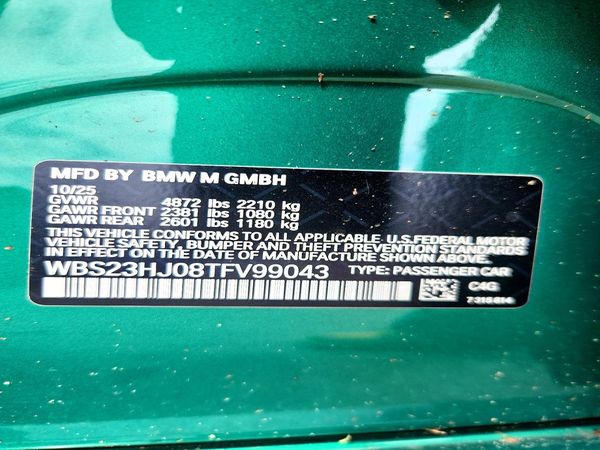 2026 BMW M3 M3 Competition
