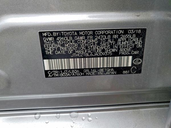 2018 LEXUS GS 350 350/350 F Sport