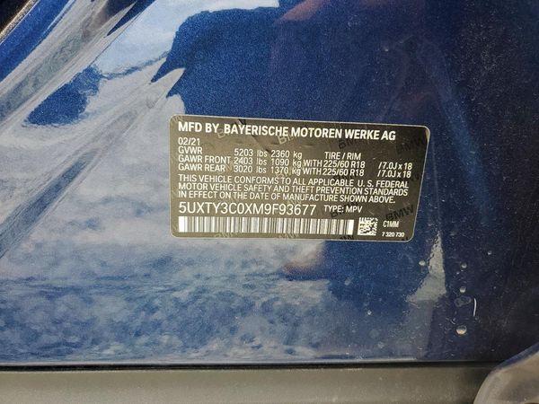 2021 BMW X3
