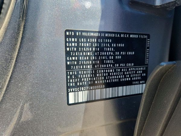2025 VOLKSWAGEN TAOS SE