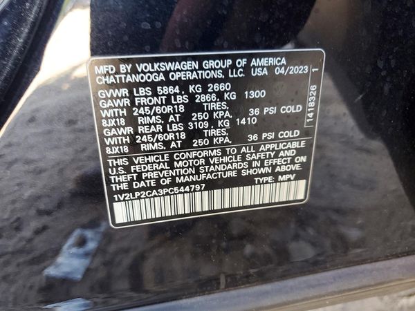2023 VOLKSWAGEN ATLAS